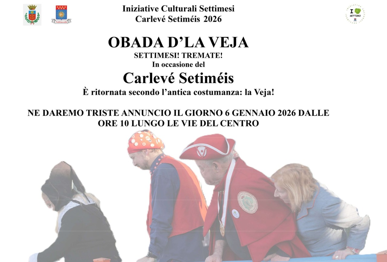 Obada d’la Veja, il 6 gennaio a Settimo l’annuncio che apre il Carnevale