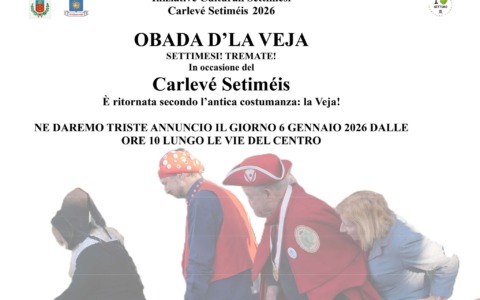 Obada d’la Veja, il 6 gennaio a Settimo l’annuncio che apre il Carnevale
