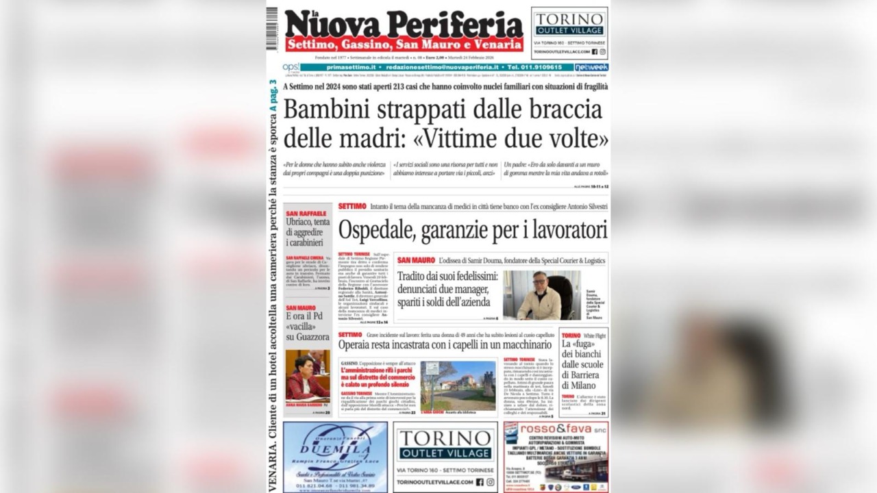 La Nuova Periferia di Settimo in edicola con il numero del 24 febbraio