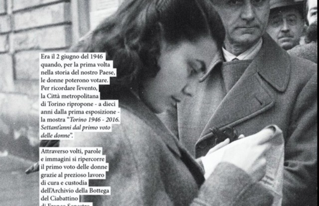 A Gassino Torinese si celebra l’80° anniversario del voto alle donne con una mostra fotografica