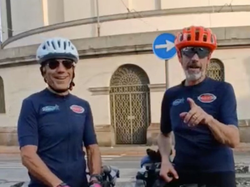 In bicicletta fino ad Ostuni per portare la cultura  del benessere