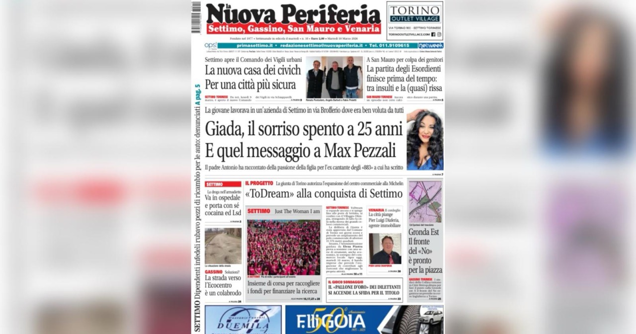 La Nuova Periferia è in edicola oggi, martedì 10 marzo