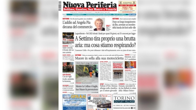 La Nuova Periferia di Settimo del 17 marzo è in edicola