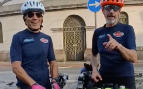 In bicicletta fino ad Ostuni per portare la cultura  del benessere: il progetto di Riccardo e Samuele
