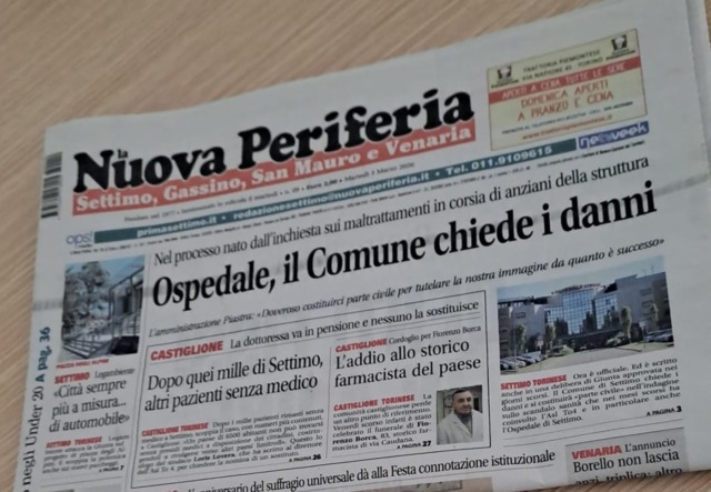 La redazione de La Nuova Periferia di Settimo incontra i lettori: ci si vede in edicola