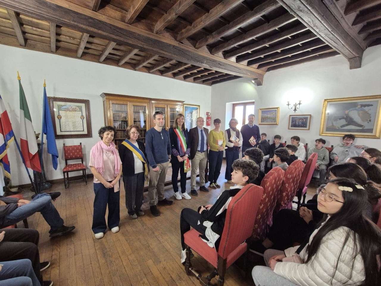 Studenti francesi a San Mauro: lo scambio Erasmus con la Pellico