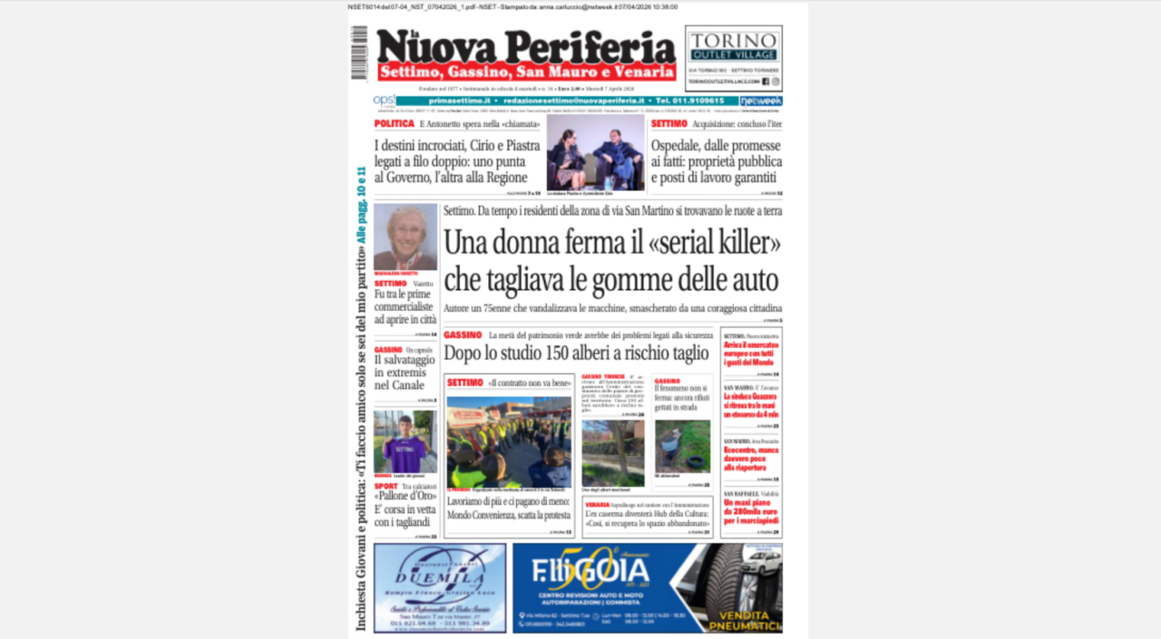La Nuova Periferia è in edicola col numero del 7 aprile