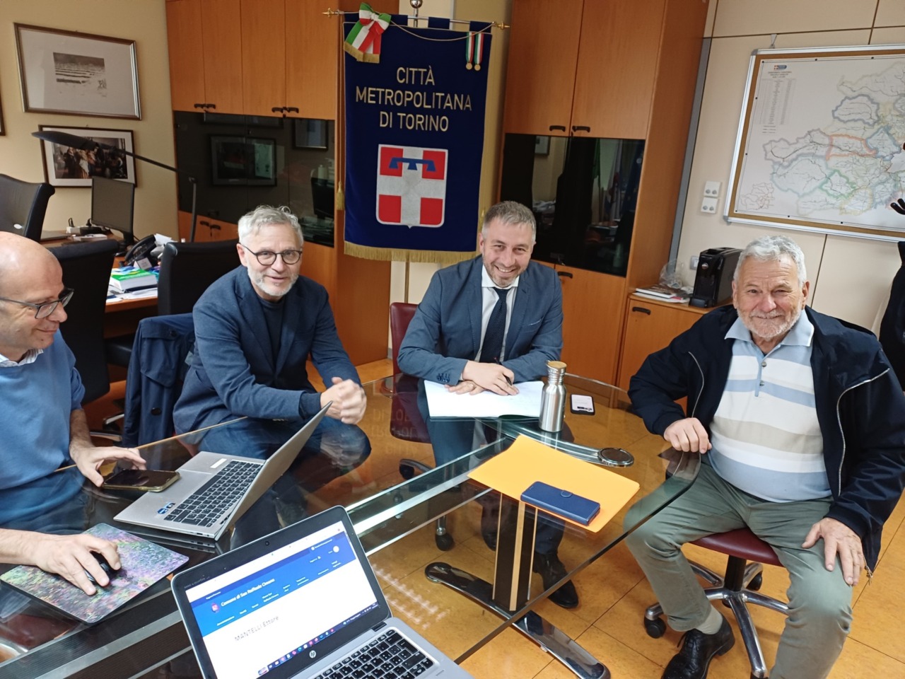 San Raffaele Cimena e Cinzano, confronto con la Città metropolitana su strade provinciali 99 e 97