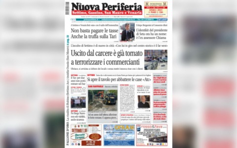 La Nuova Periferia in edicola: il nuovo numero del 14 aprile tra cronaca, politica e storie del territorio