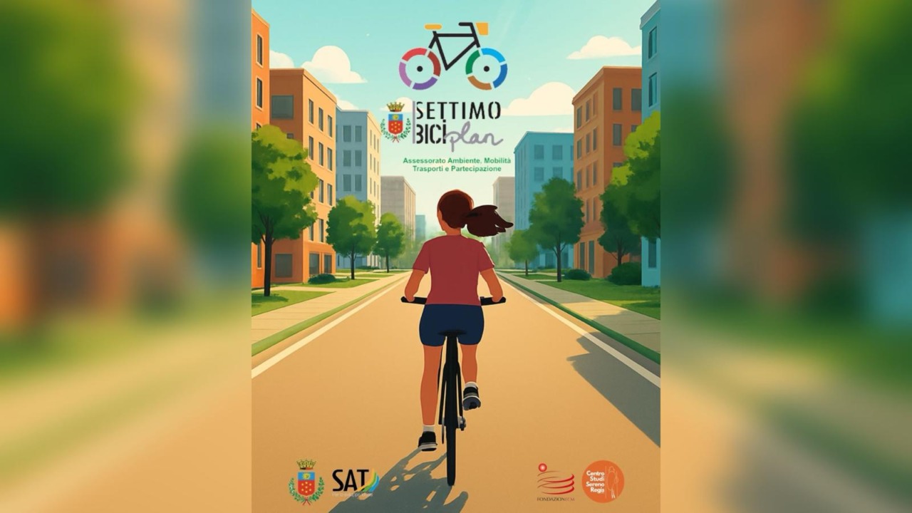 Settimo Torinese lancia il Biciplan: cittadini coinvolti per progettare la mobilità ciclabile
