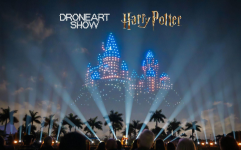 L’IPPODROMO DI VINOVO ospita per la prima volta in Italia “DroneArt Show: Harry Potter
