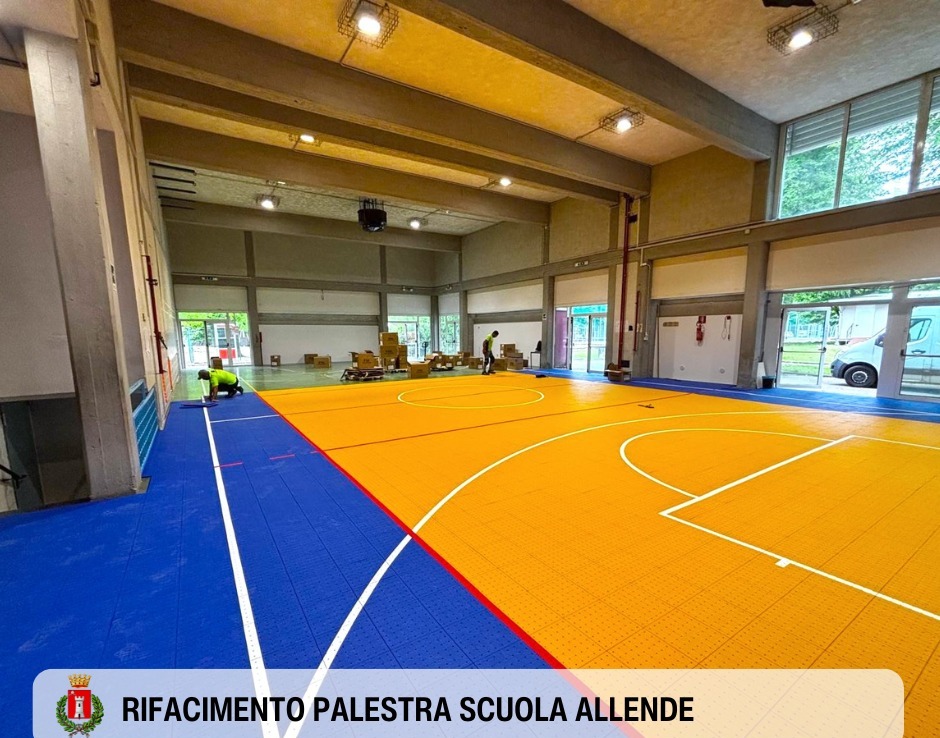 San Mauro Torinese, riqualificata la palestra della scuola Allende
