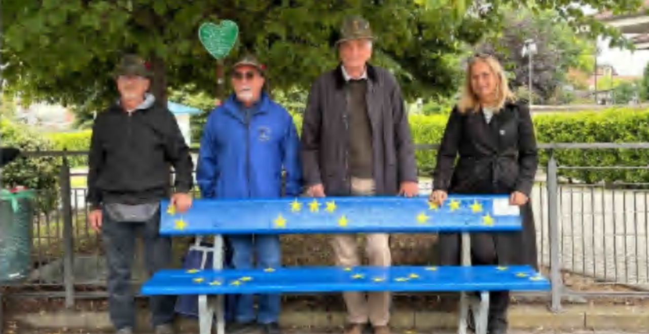 Ora Castiglione Torinese ha la sua “panchina europea”
