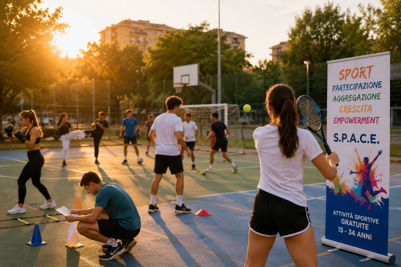 Sport gratuito per i giovani a Settimo Torinese: al via le attività del progetto S.P.A.C.E.