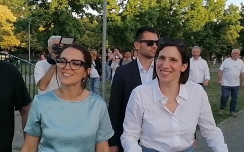 Elly Schlein è arrivata a Settimo – Foto e video