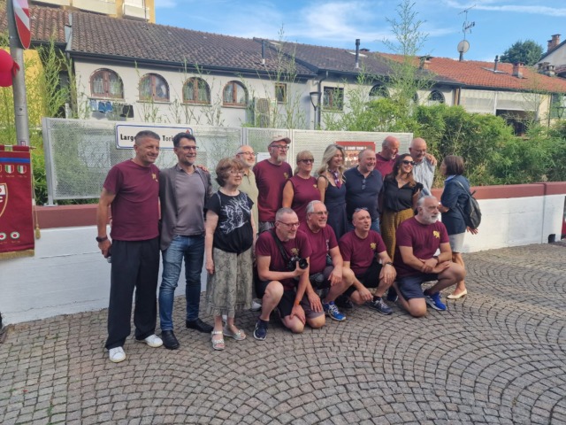 San Mauro, inaugurato “Largo Grande Torino”: memoria granata e arte per un nuovo spazio cittadino