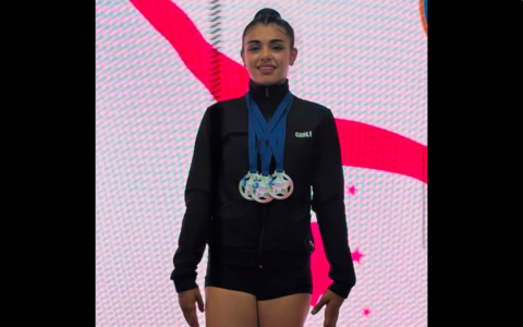San Mauro Torinese festeggia Giulia Giordano: è campionessa italiana di ginnastica ritmica