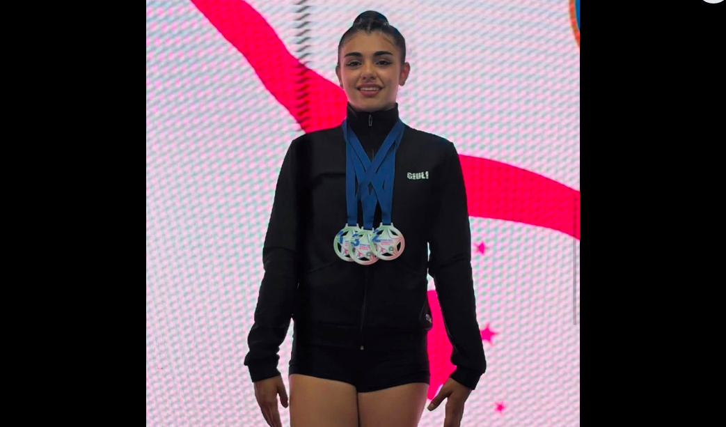 San Mauro Torinese festeggia Giulia Giordano: è campionessa italiana di ginnastica ritmica
