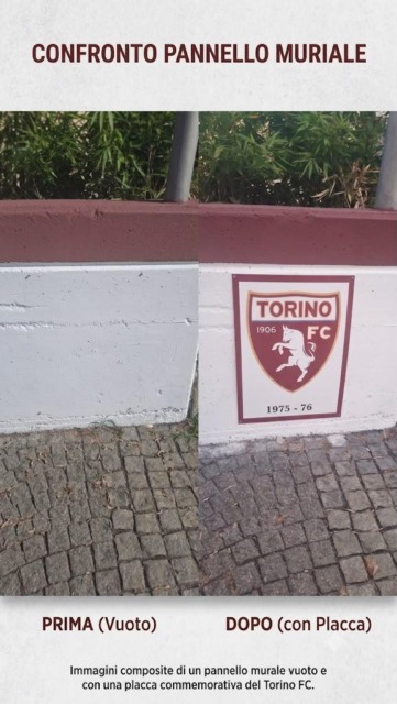 Rubati e vandalizzati gli scudetti nel Largo Grande Torino