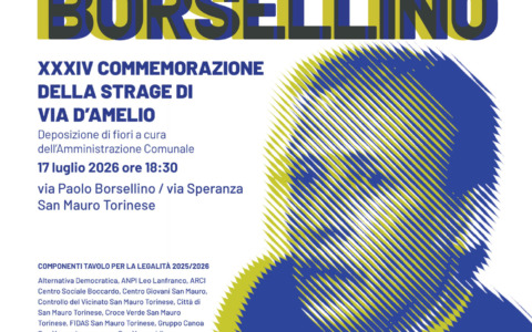 San Mauro ricorda il giudice Paolo Borsellino