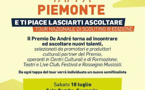 Alla Suoneria il Premio Fabrizio De André