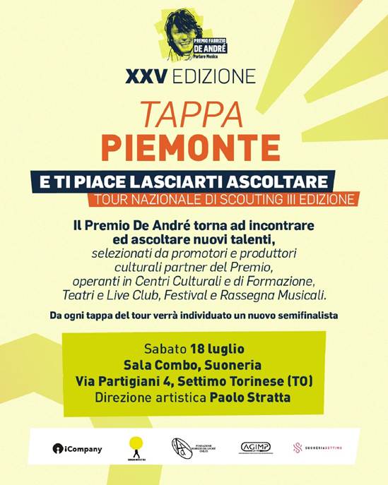 Alla Suoneria il Premio Fabrizio De André