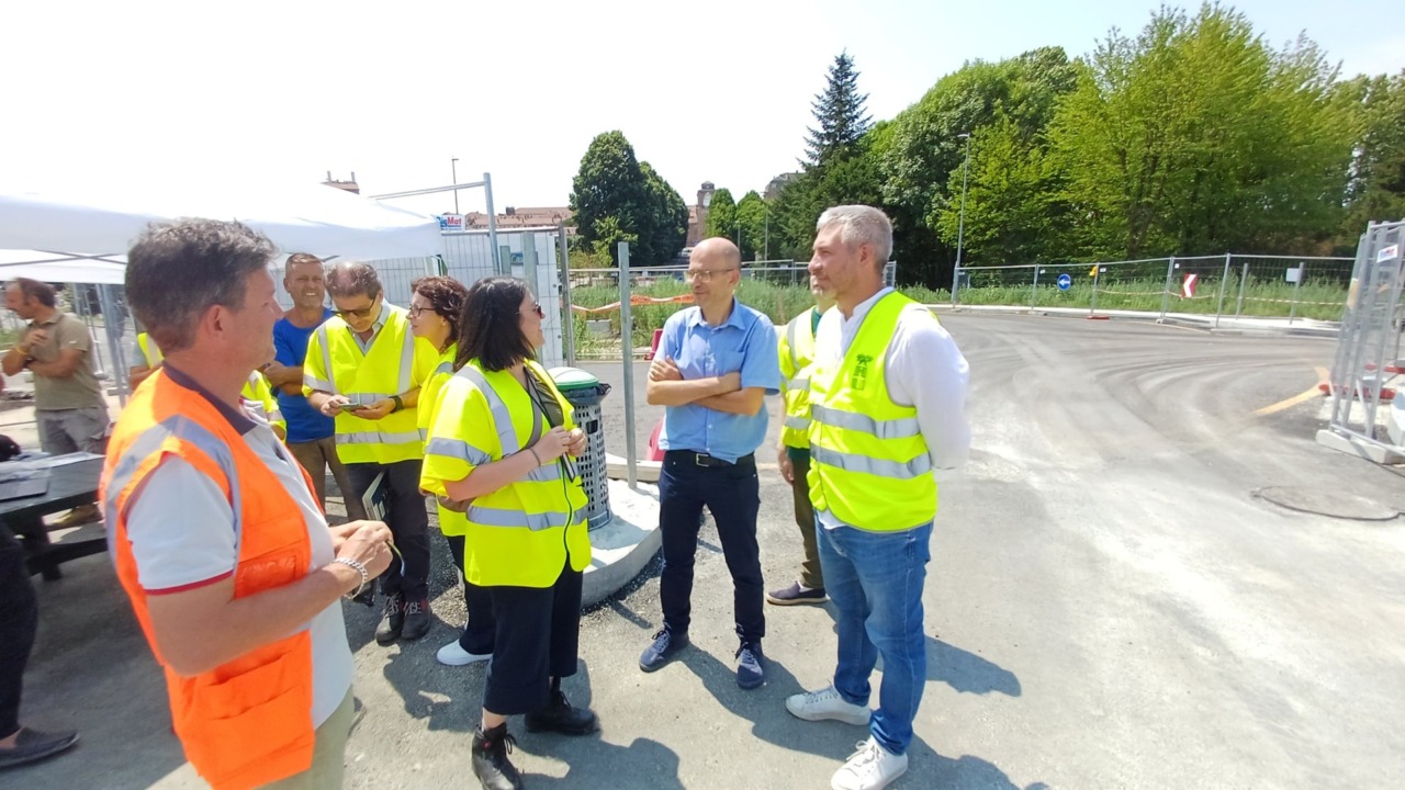 Ponte sul Ceronda, prova di carico statica
