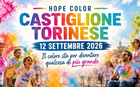 Hope Color a Castiglione, è tempo di iscriversi: la camminata unirà Castiglione e Gassino