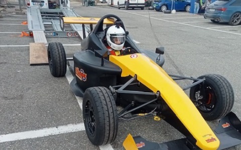 Venaria: il giovanissimo Leonardo Trombini pronto al debutto nel rally in pista