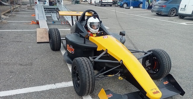 Venaria: il giovanissimo Leonardo Trombini pronto al debutto nel rally in pista