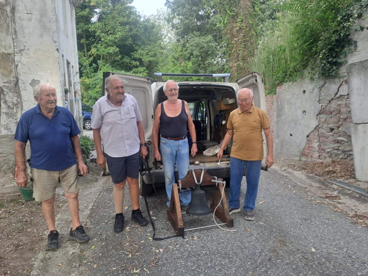 Bussolino, la storica campana del 1777 torna a suonare