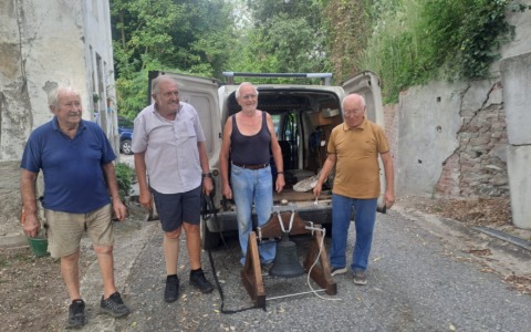 Bussolino, la storica campana del 1777 torna a suonare
