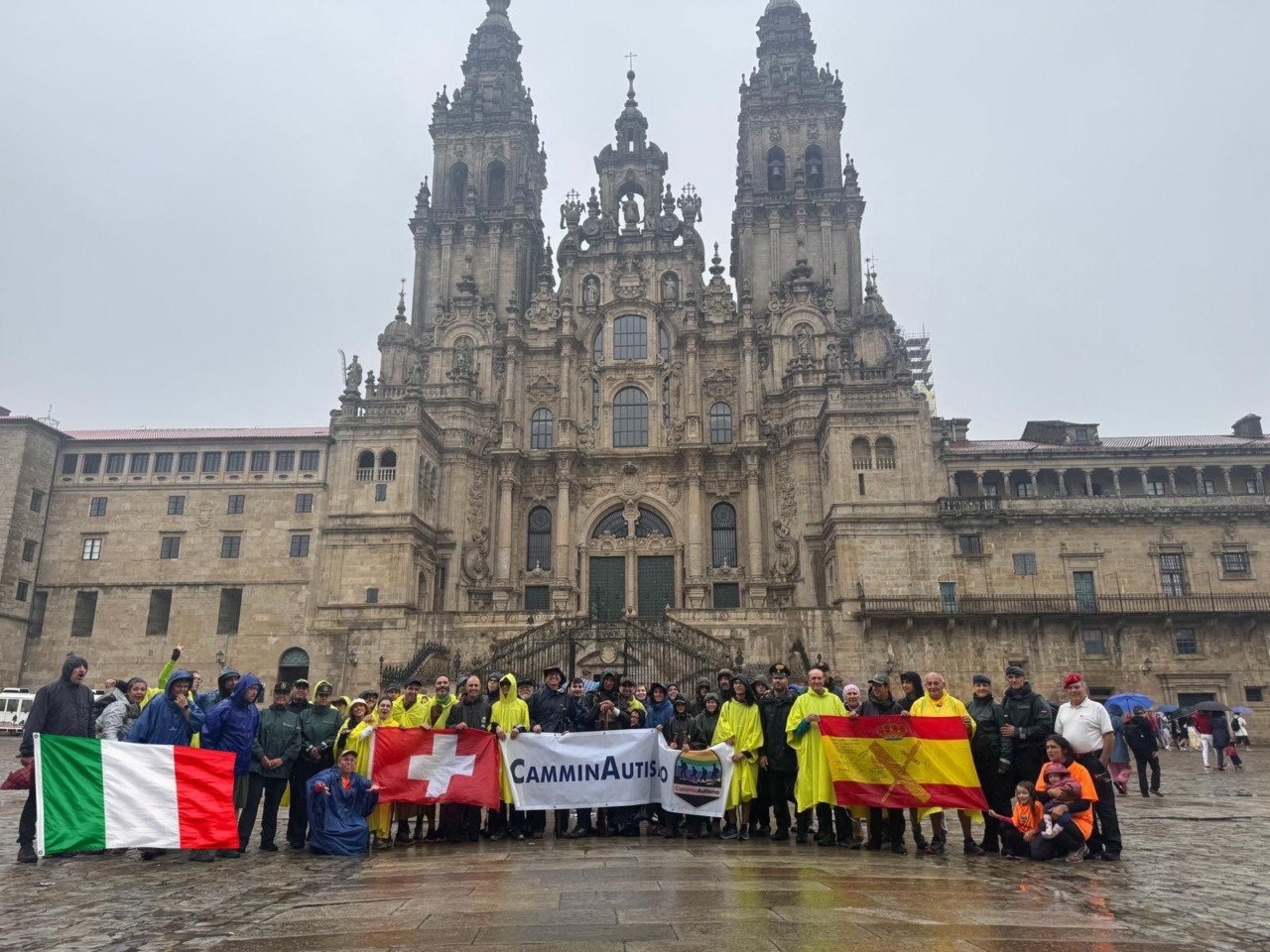 La “carovana” di CamminaAutismo è arrivata a Santiago