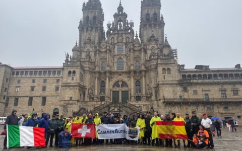 La “carovana” di CamminaAutismo è arrivata a Santiago