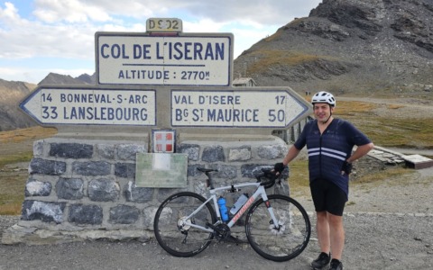 Agnello, Moncenisio e Iseran partendo da Settimo: le imprese in bici di Nicola Moglia