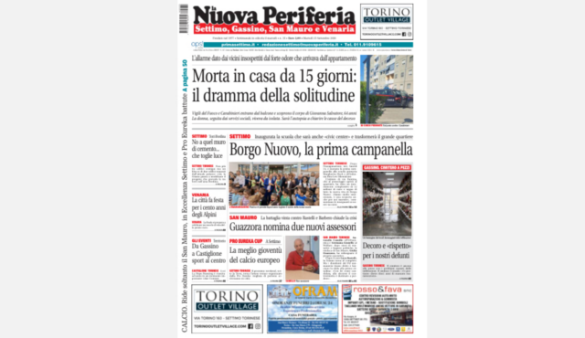 La Nuova Periferia del 15 settembre è in edicola: dalla cronaca alla politica, tutte le storie del territorio