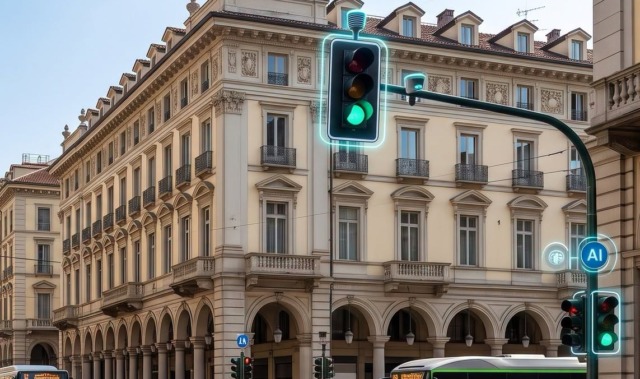 Semafori con l’intelligenza artificiale contro smog e code: progetto anche a Settimo, San Mauro e Venaria