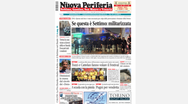 La Nuova Periferia di Settimo del 13 ottobre è in edicola