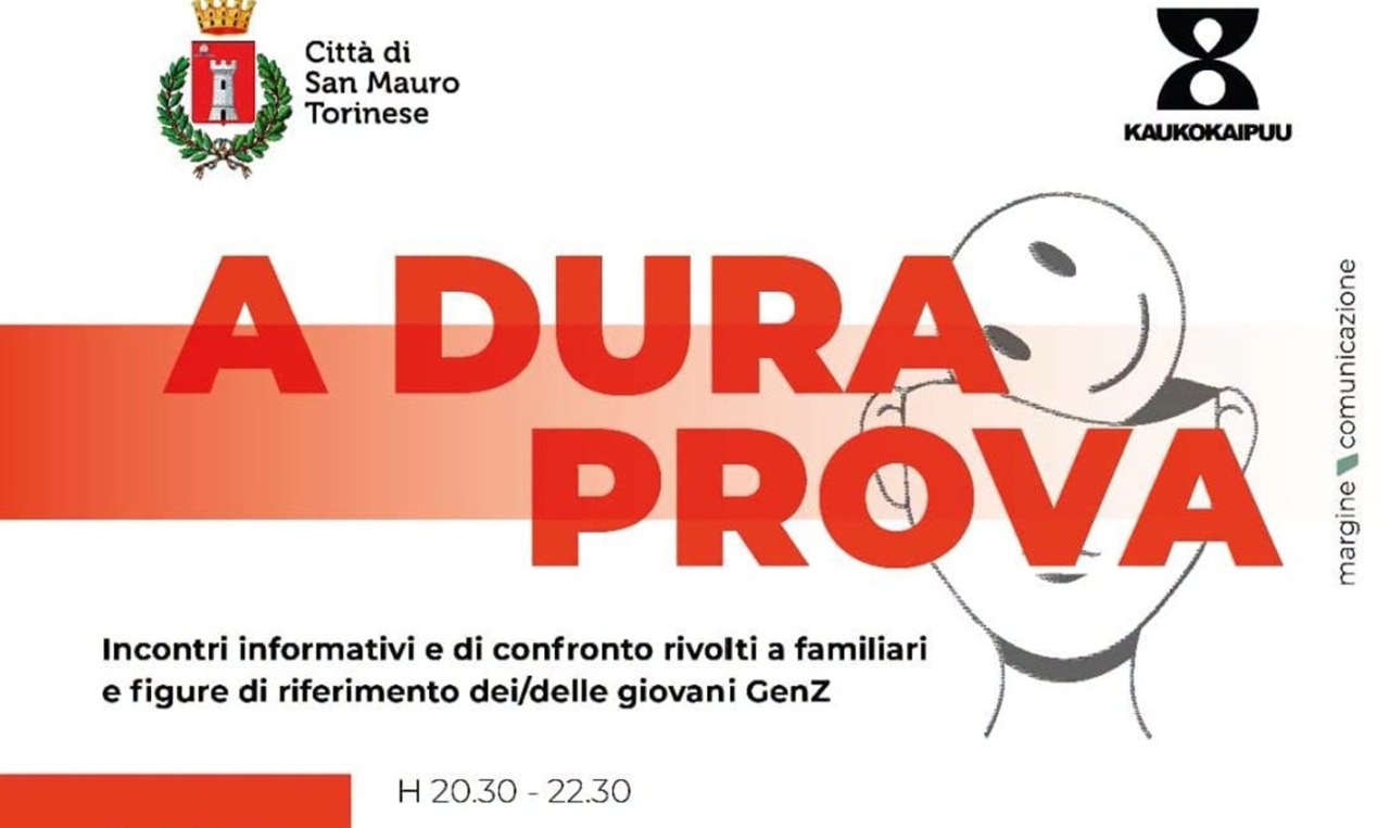 San Mauro, incontri gratuiti per i familiari dei giovani tra i 16 e i 24 anni